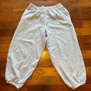 PINK Victoria's Secret Light Blue Jogger Sweats